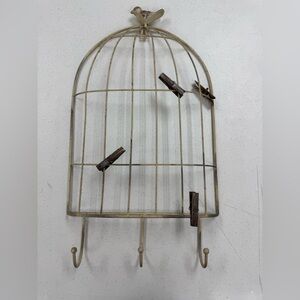 Vintage Birdcage Wall Decor